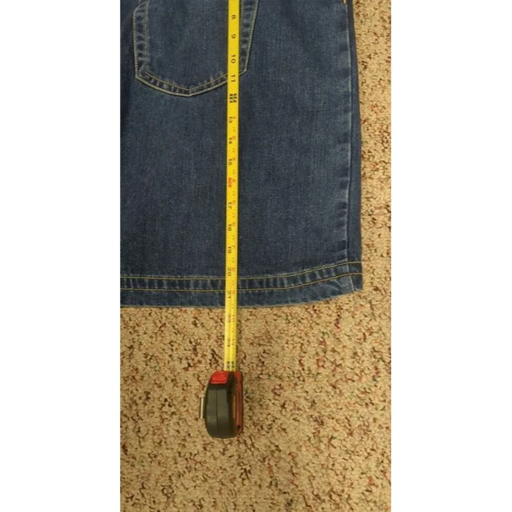 Tommy Hilfiger Open Back Slit Blue Jean Skirt Plus Women Sz 20 NWT - Knew Length